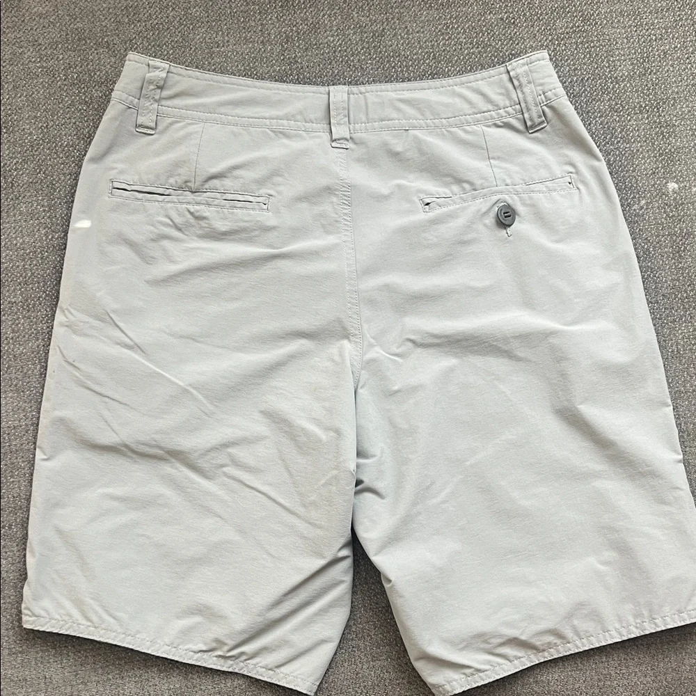 Patagonia Men's Light Gray Flat Front Shorts